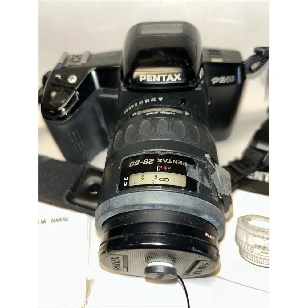 PENTAX PZ-10 35mm SLR Camera with 28-80mm 1:3.5-4.5 Zoom Lens As Is